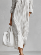 Bohemian-style Shirt Dress