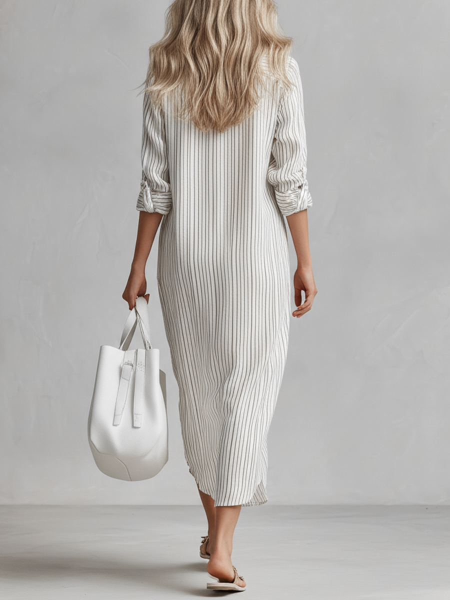 Bohemian-style Shirt Dress